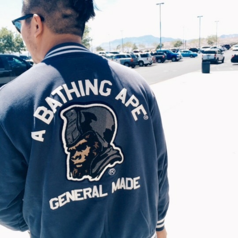 Vintage Bape Stadium Baseball Jacket Football Vars - Picture 2 of 16